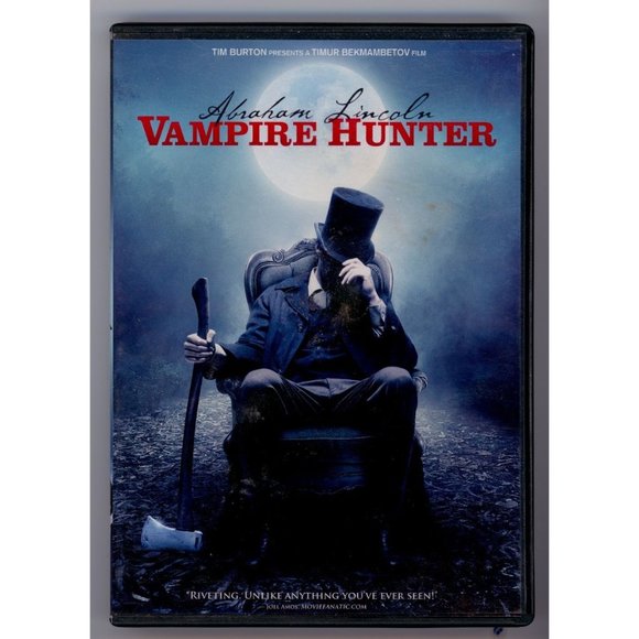 ABRAHAM LINCOLN VAMPIRE HUNTER DVD, Tim Burton directs blood-pumping action!! - Picture 1 of 2
